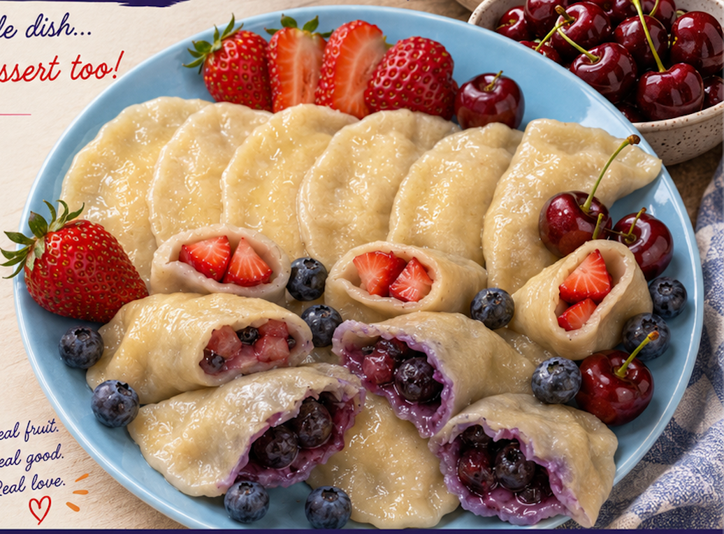 Mixed Fruity Bag (Strawberry, Blueberry, and Cherry)